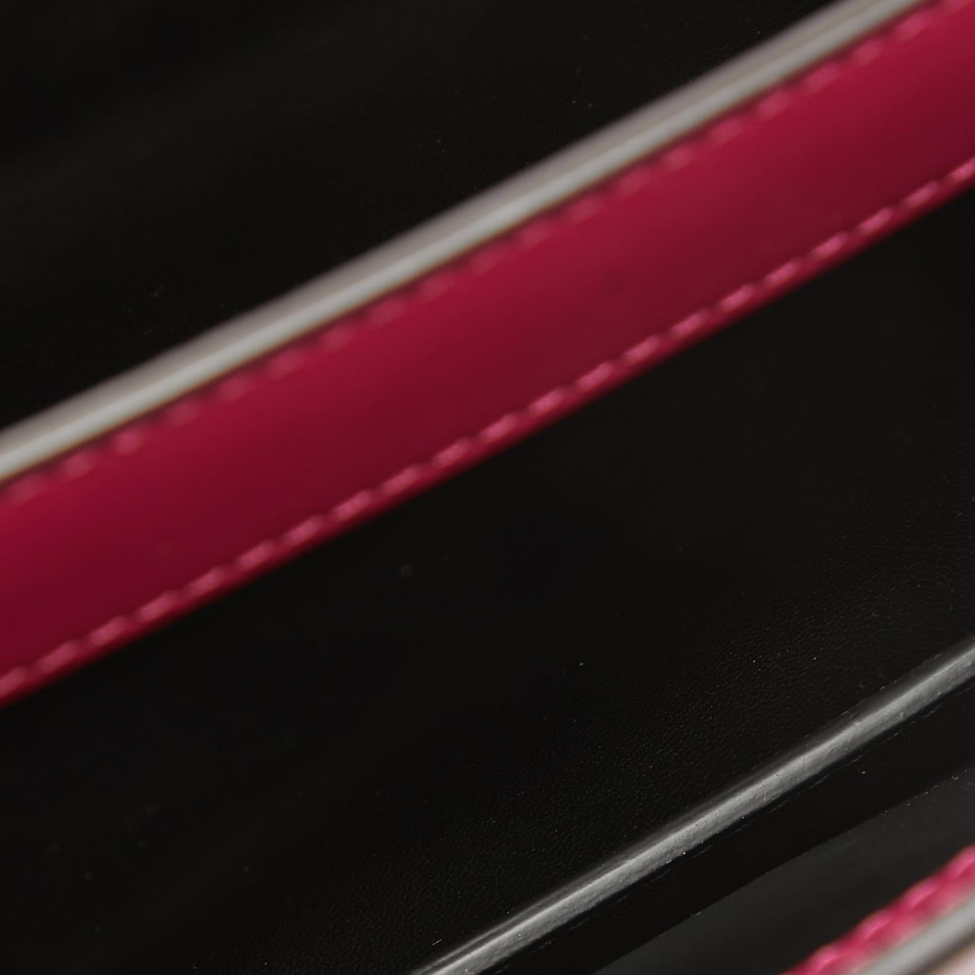 Cartier Fuchsia Leather Nano C De Cartier Shoulder Bag 8