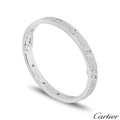 Cartier Full Pave Diamond Love Bracelet