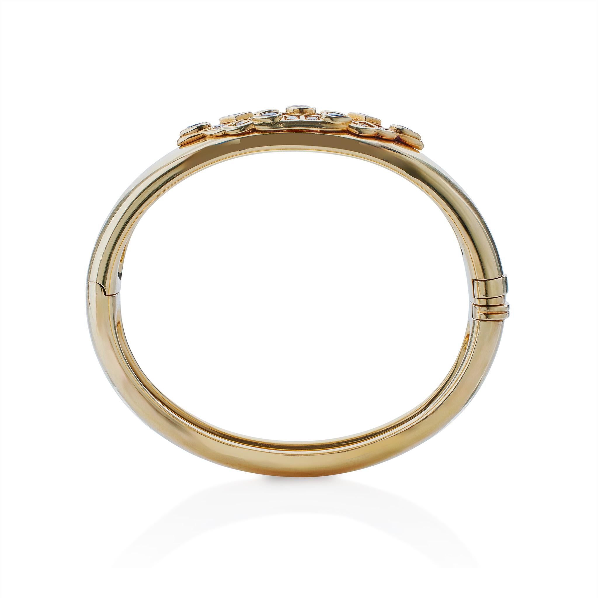 Round Cut Cartier Gem-set and Diamond 18K Gold 