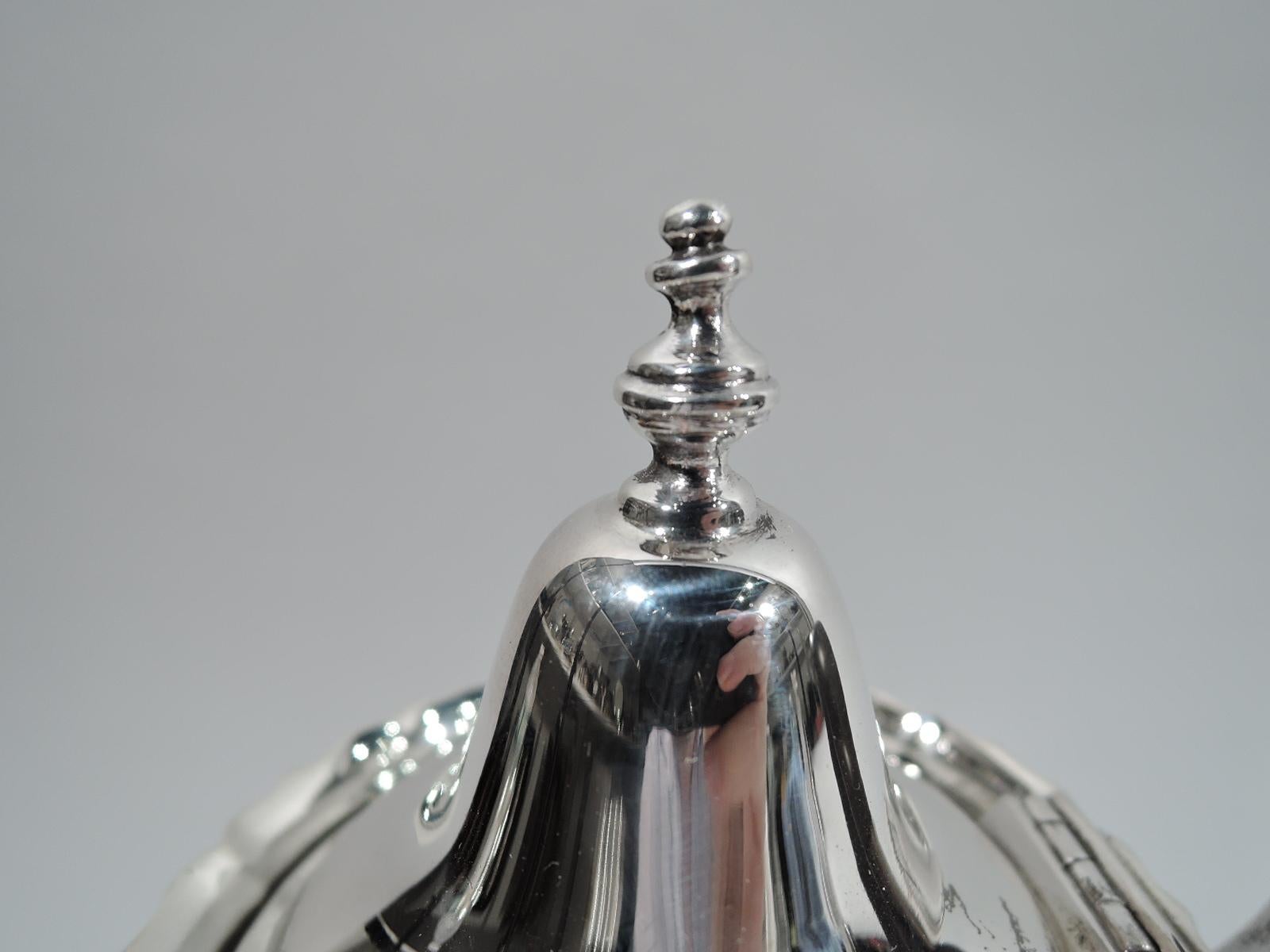 American Cartier Georgian-Style Sterling Silver Coffeepot For Sale
