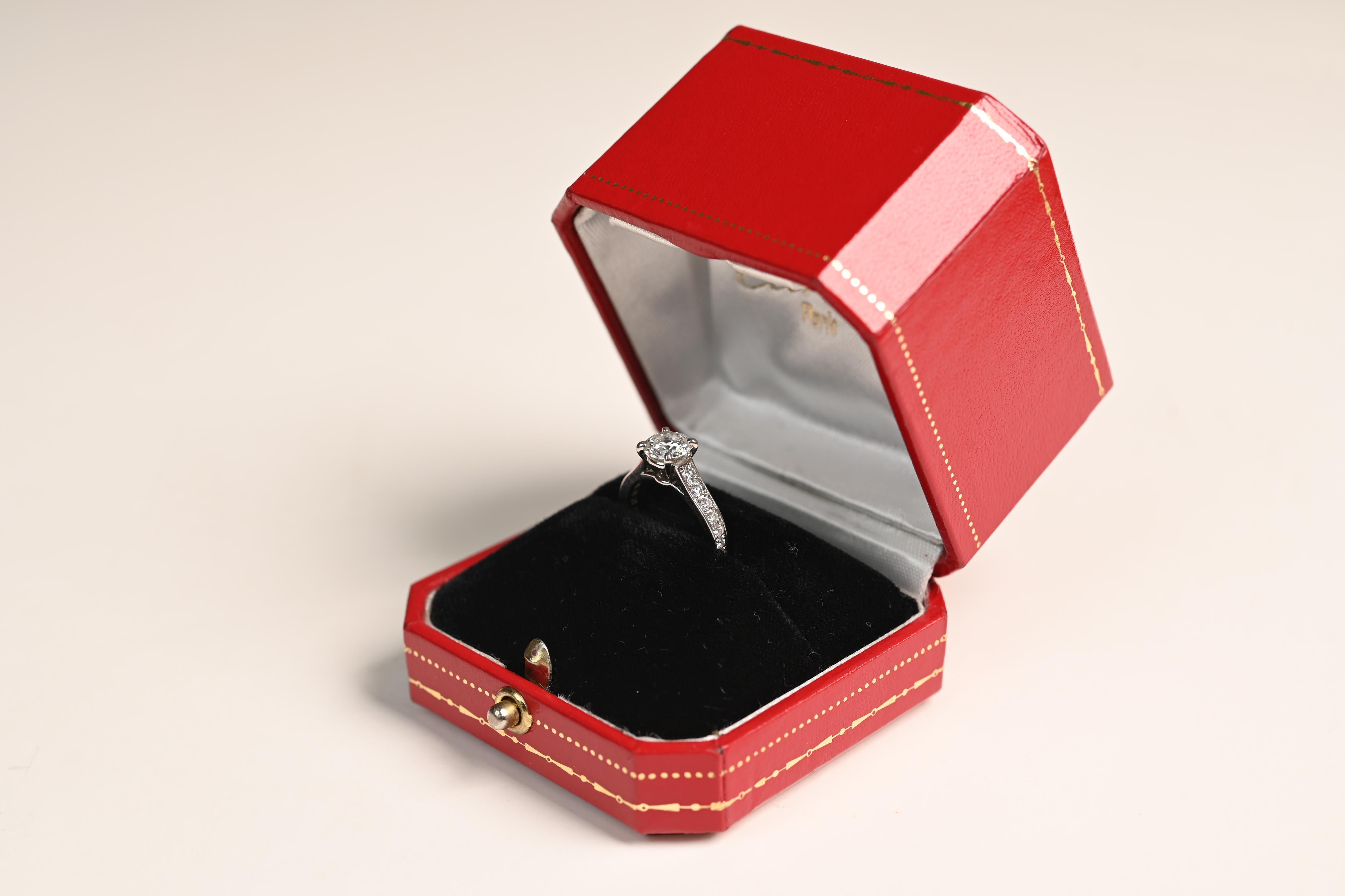 bague de fiancaille diamant cartier