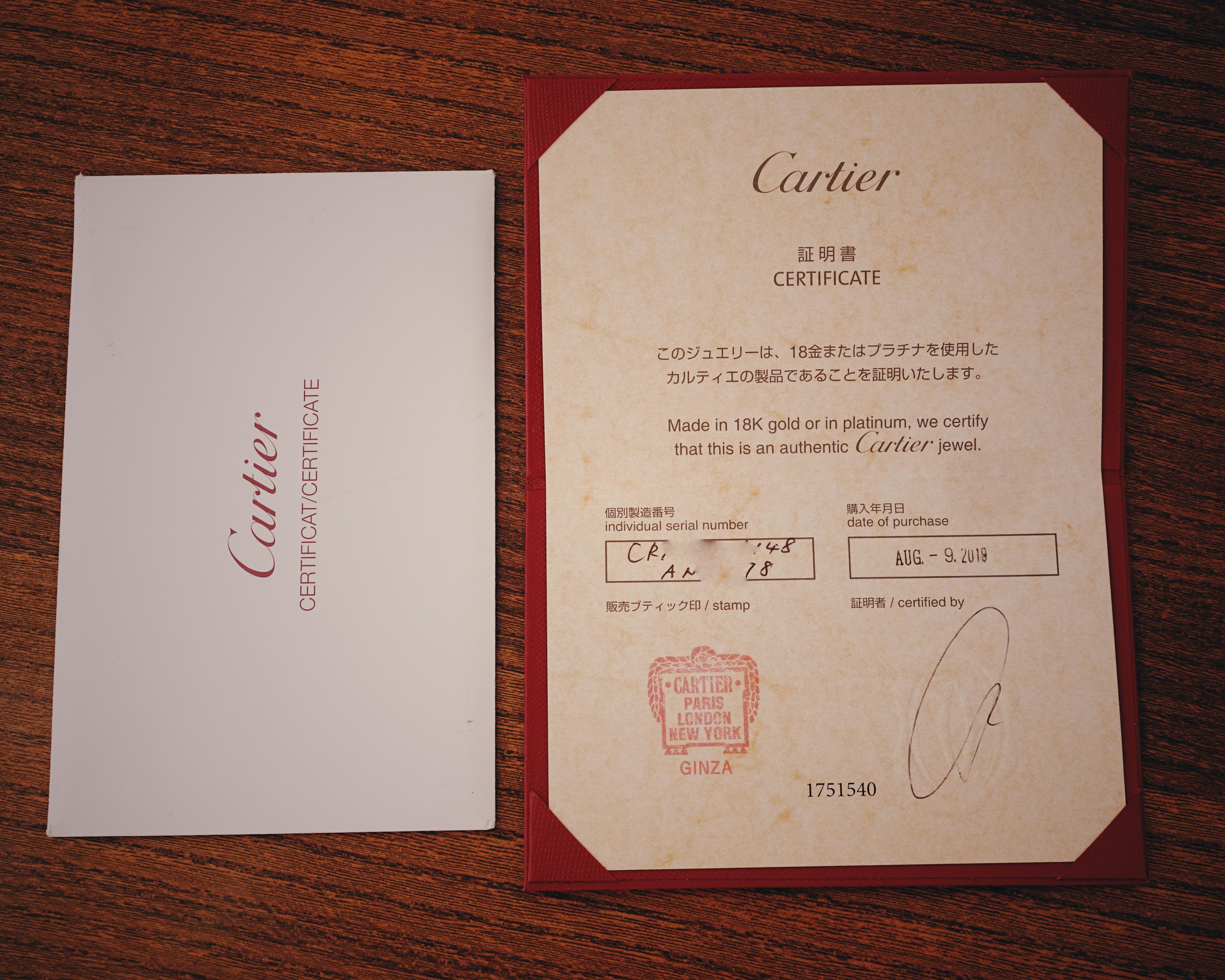 Cartier, GIA certified 1.25 Carat, F Color and VVS1 Clarity Desitnée Solitaire 3