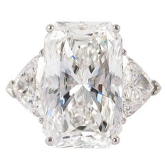 Cartier GIA Certified 15.19 Carat Radiant Diamond Ring