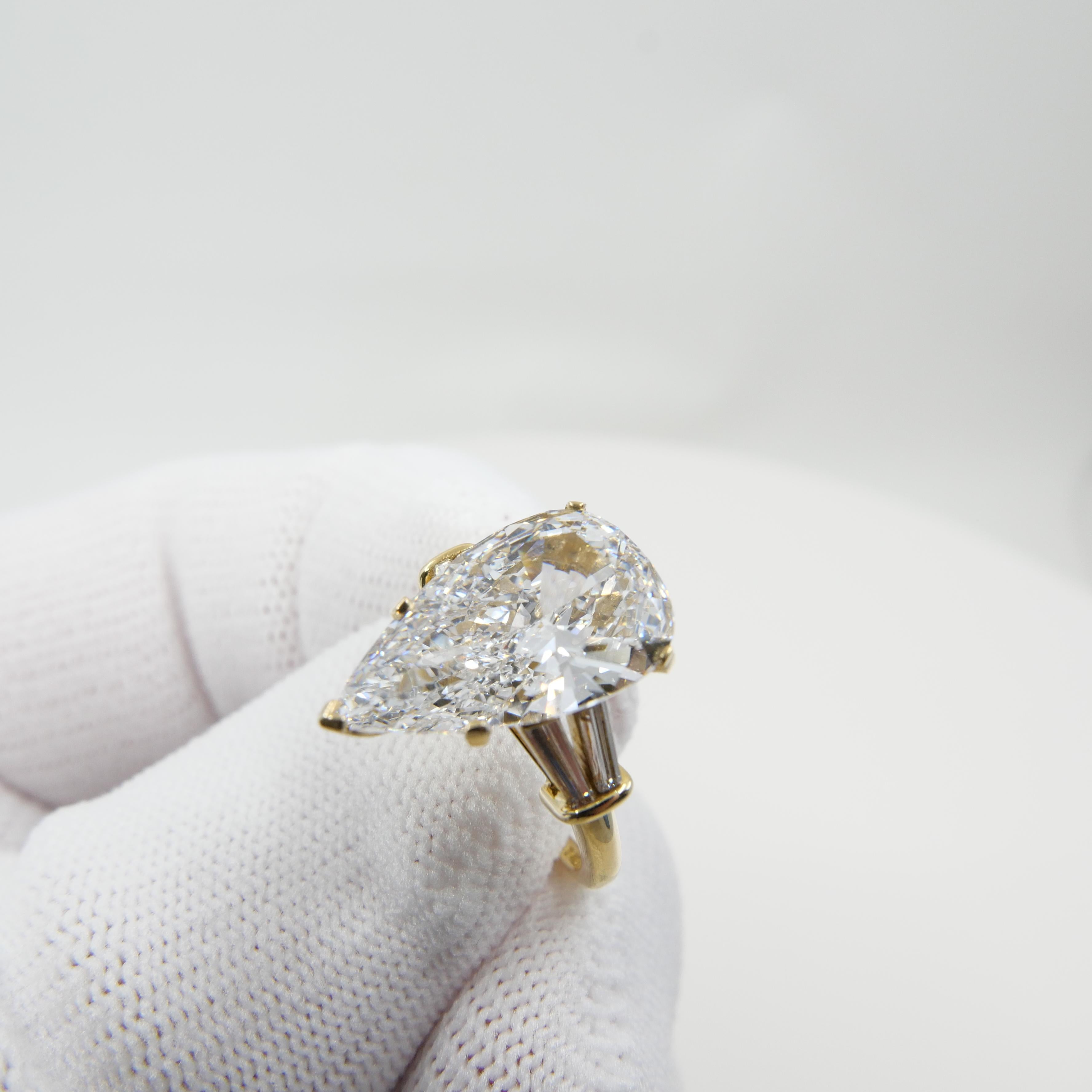 Cartier GIA Certified 5 Carat D IF Type 2A Diamond Engagement Ring. 2