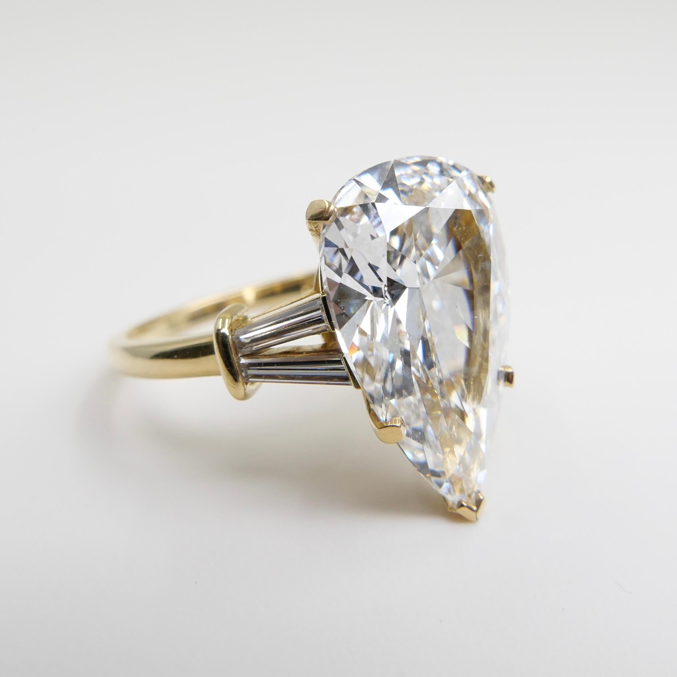 Cartier GIA Certified 5 Carat D IF Type 2A Diamond Engagement Ring. 10