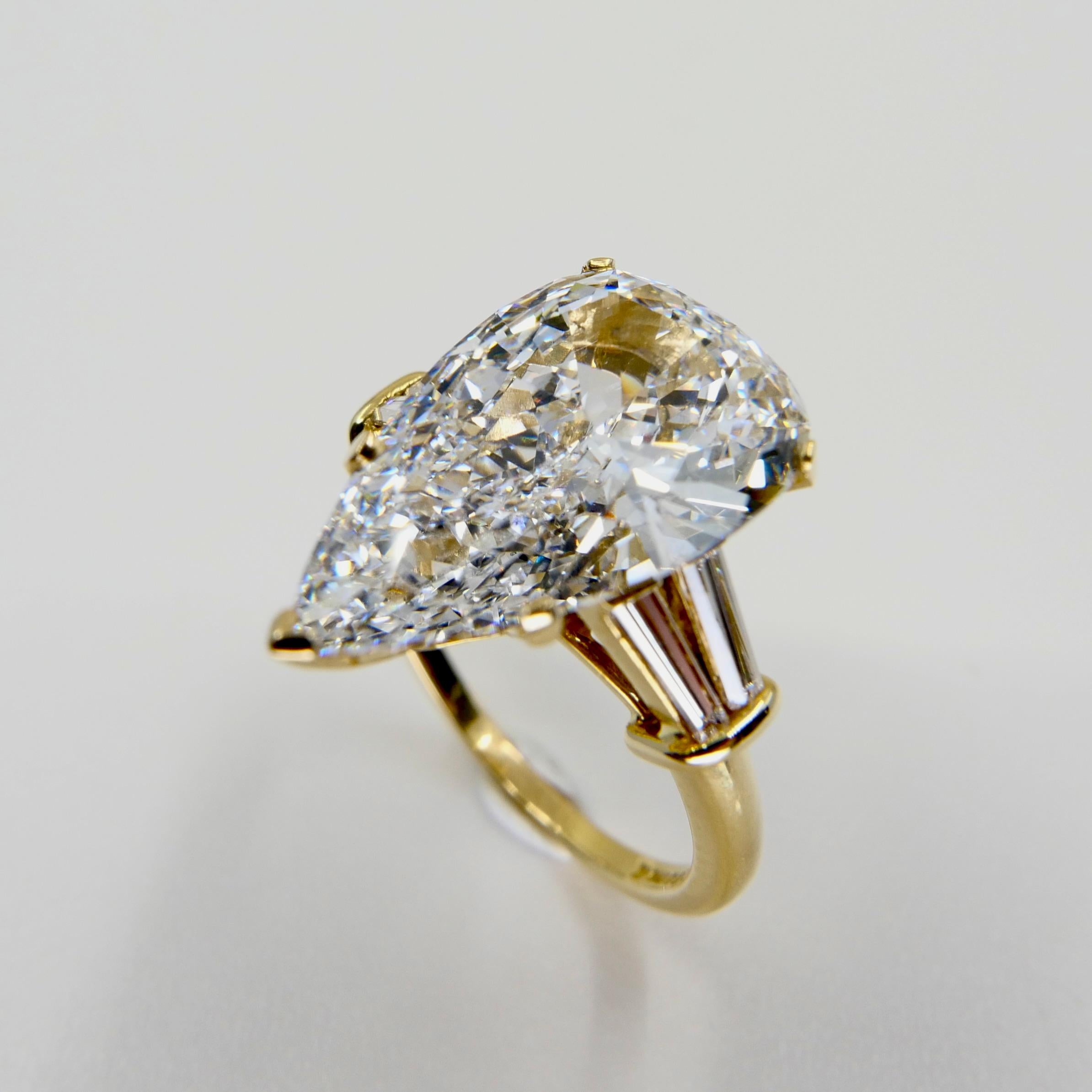 Cartier GIA Certified 5 Carat D IF Type 2A Diamond Engagement Ring.   In Good Condition In Hong Kong, HK