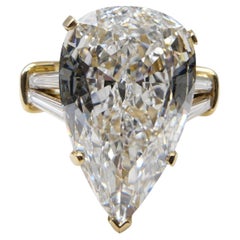 Cartier GIA Certified 5 Carat D IF Type 2A Diamond Engagement Ring.  
