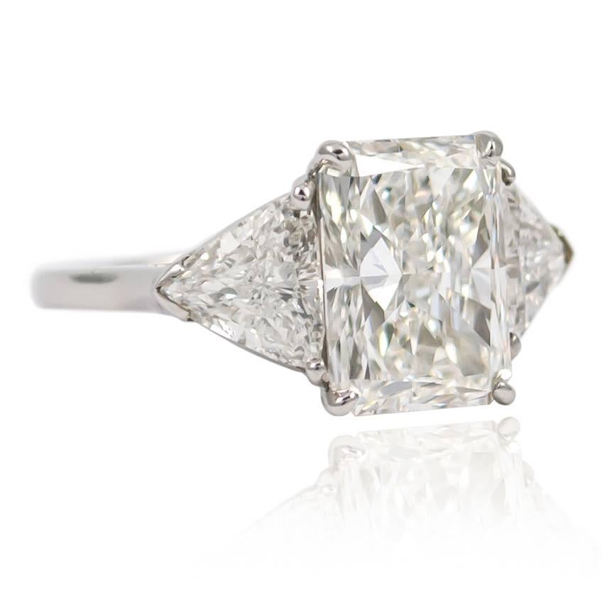 cartier radiant cut engagement ring