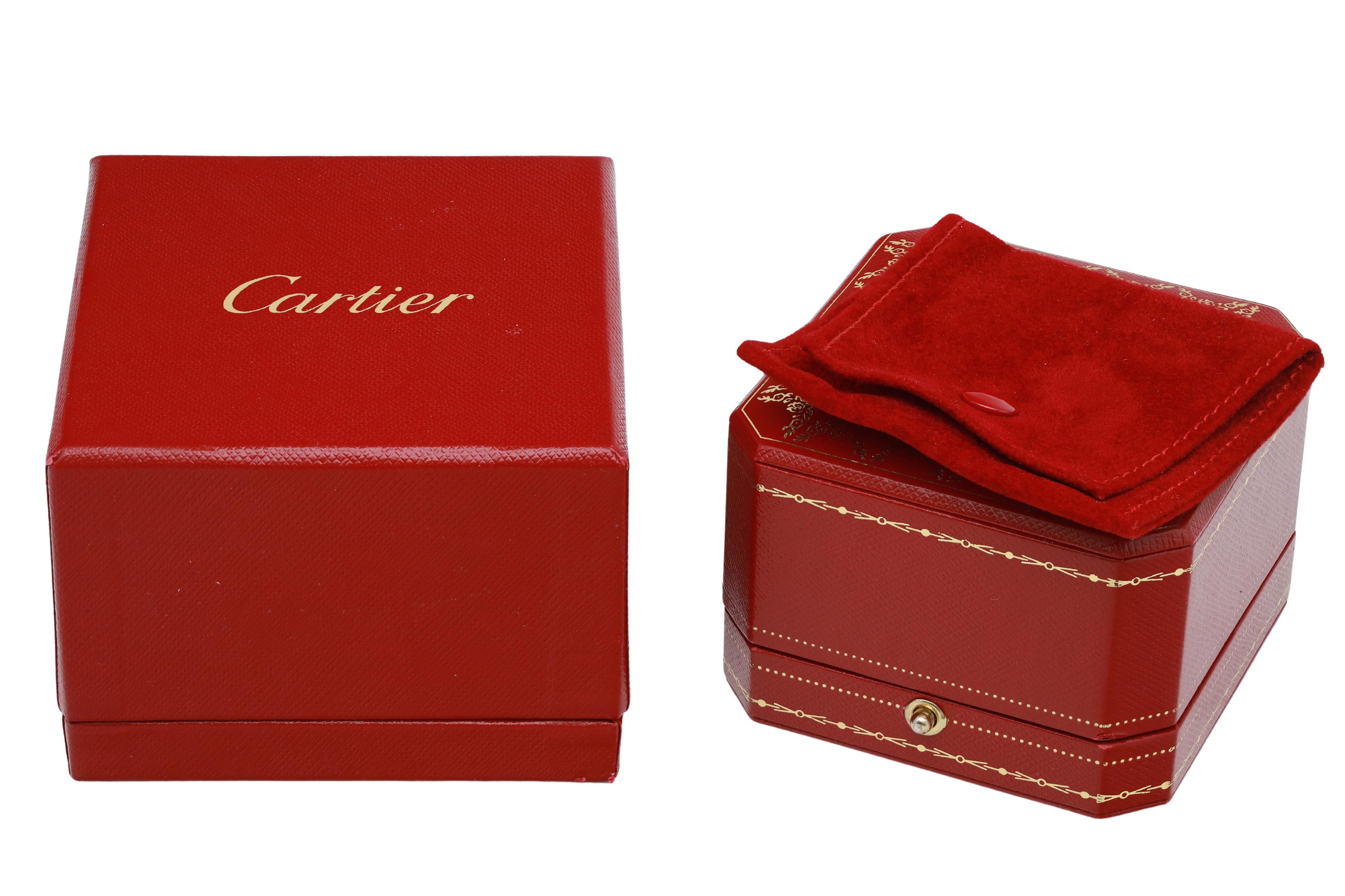 Cartier, bague de fiançailles en or jaune 18 carats avec diamant taille ovale certifié GIA, 1,80 ct. pt. SZ 53 en vente 1