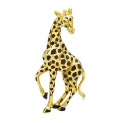 Cartier "Giraffe" Brooch in 18k Yellow Gold
