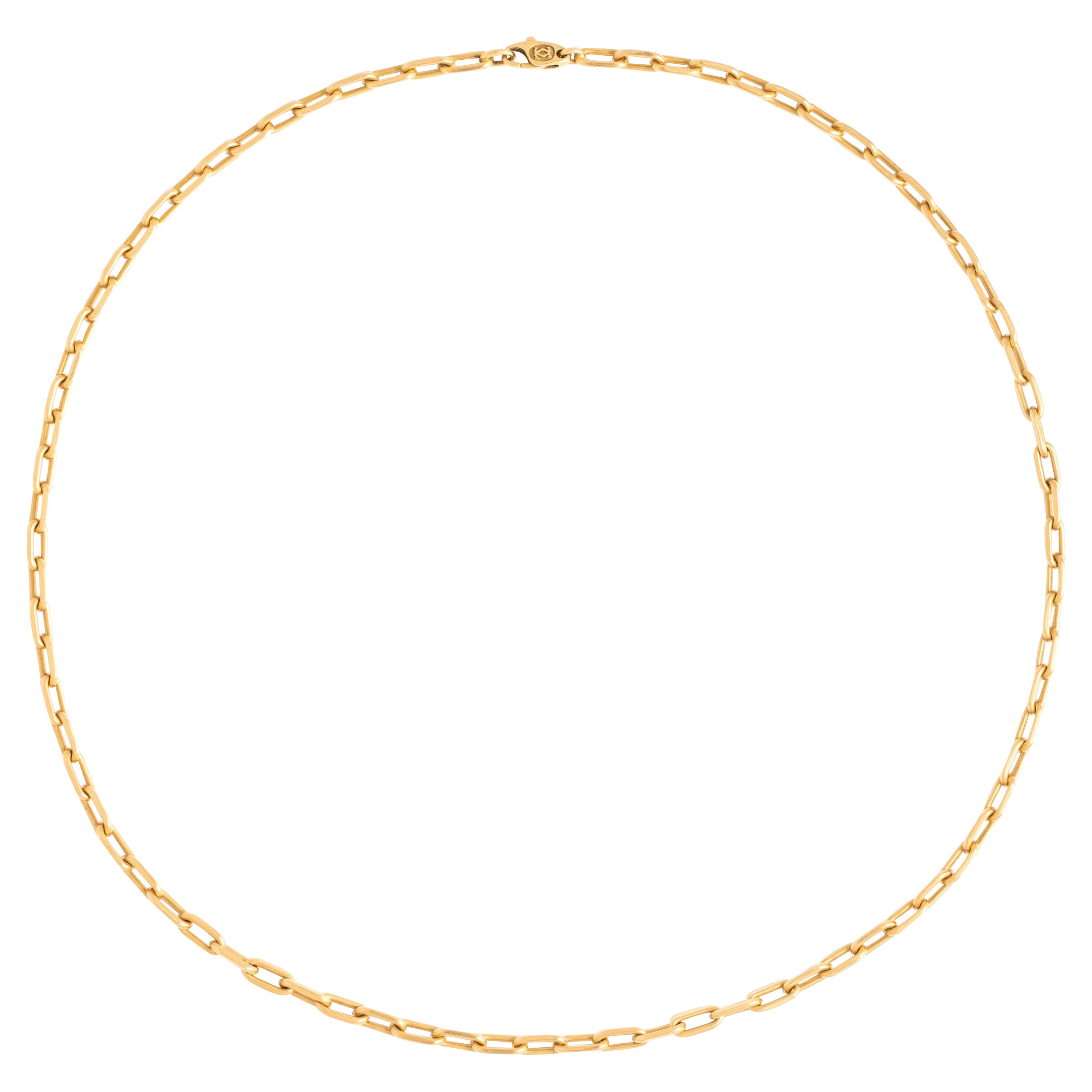 Cartier, collier à chaîne en or 18 carats