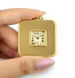Cartier Gold Acte Mistere Pocket Watch