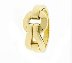 Cartier Gold Agrafe Ring