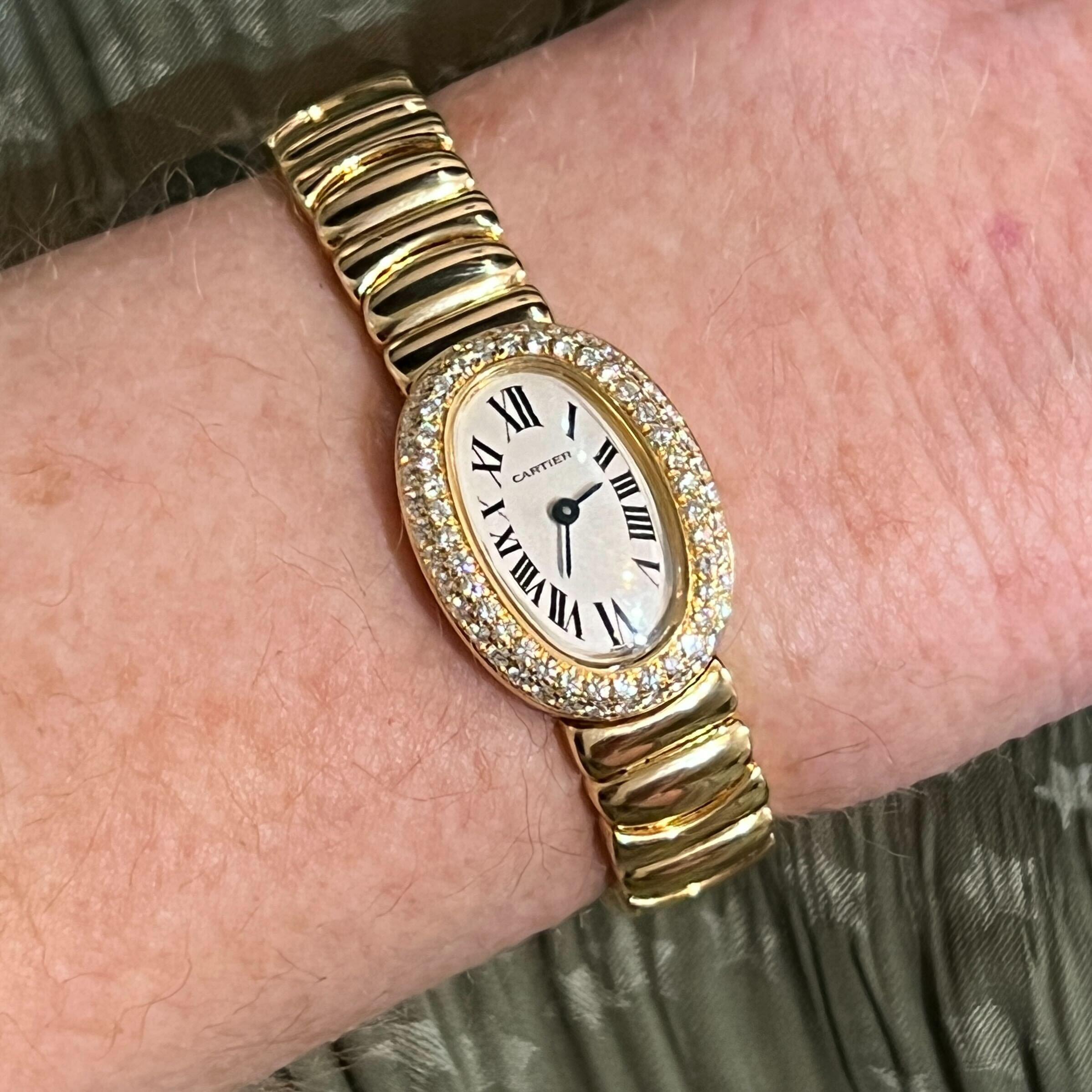 cartier gold watch