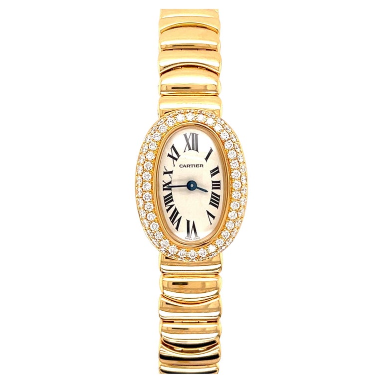 Cartier Gold And Diamond Watch - 342 For Sale on 1stDibs | gold cartier  watch with diamonds, cartier gold diamonds, cartier pen