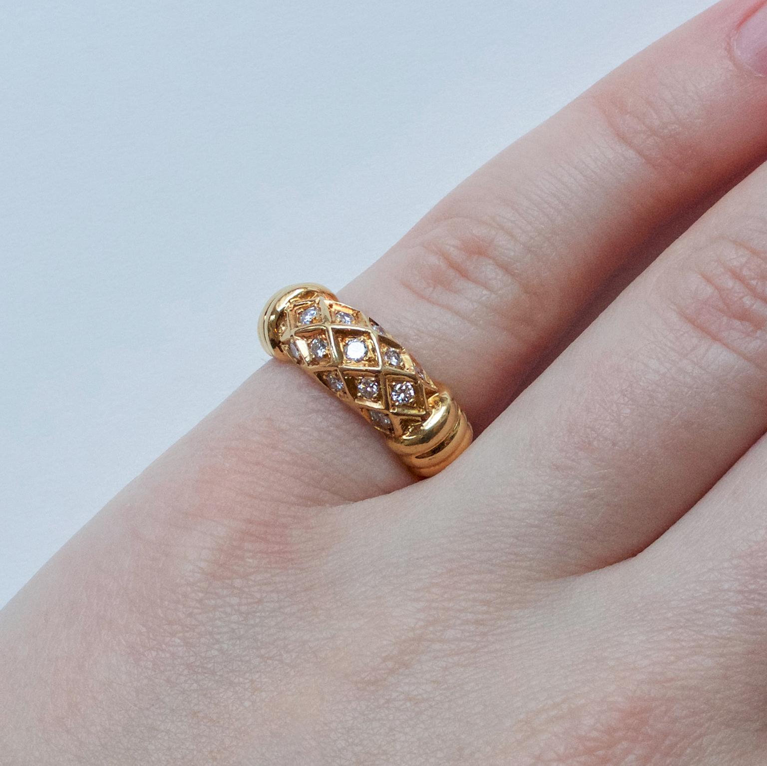 Cartier Gold and Diamond Ring 1