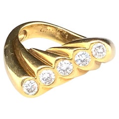 Cartier Gold and Diamond Vintage Ring, ca. 1970s