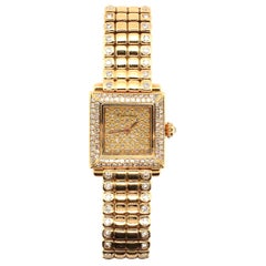 Cartier Gold and Diamond Watch