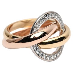 Cartier Ring aus Gold und Diamanten