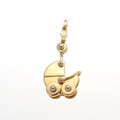 Cartier Gold Baby Carriage Charm