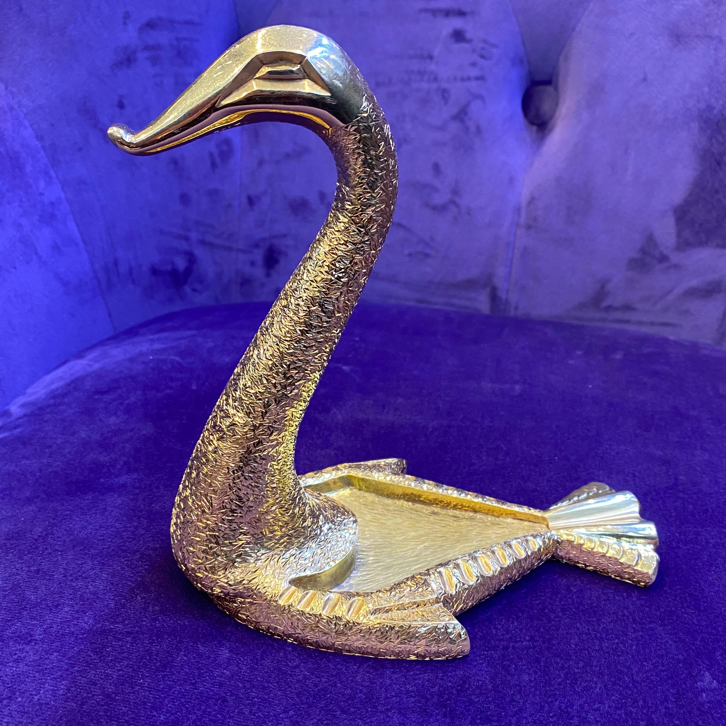 Cartier Gold Bird Ashtray and Pocket Watch Holder For Sale 6