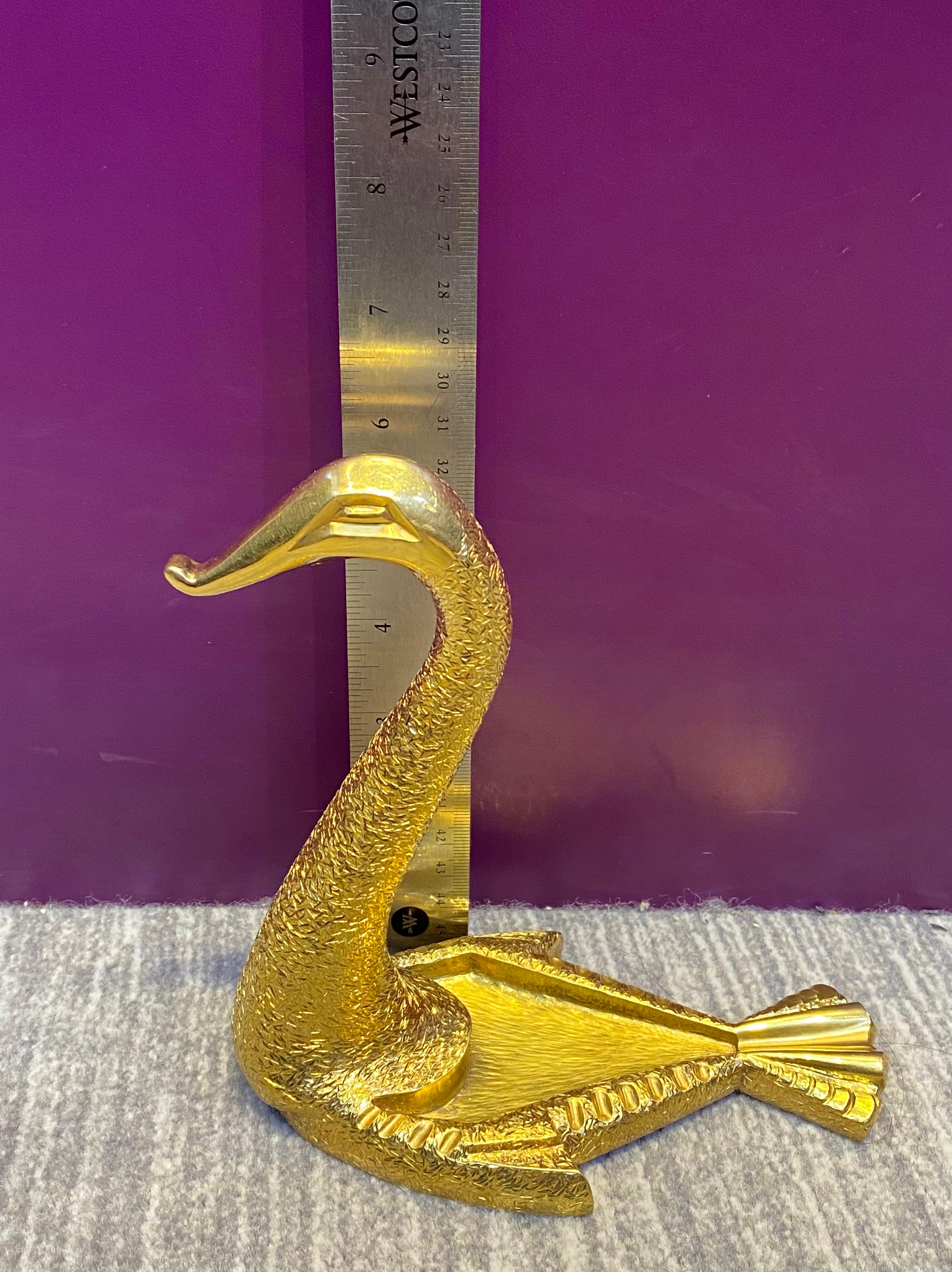 Cartier Gold Bird Ashtray and Pocket Watch Holder For Sale 4