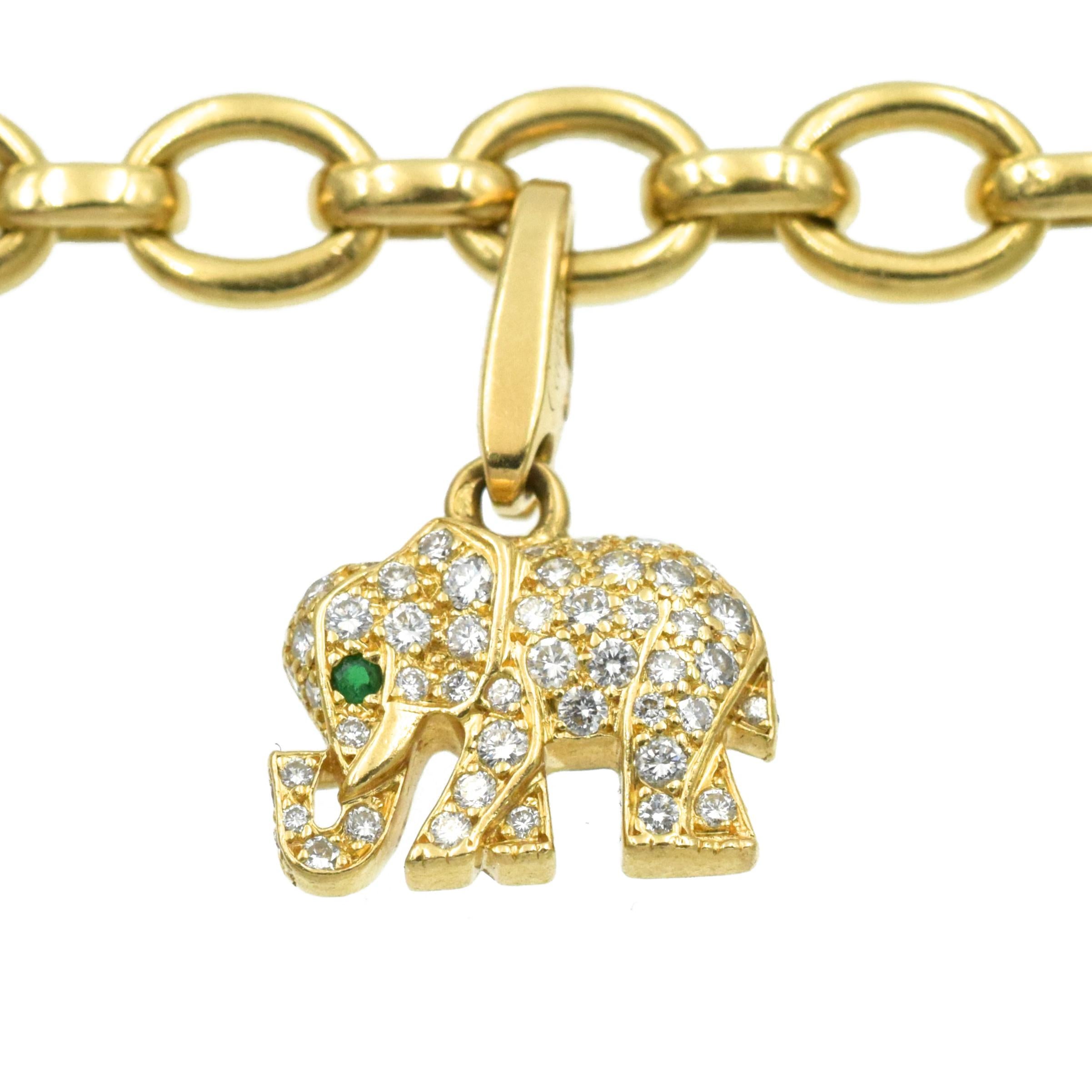 Artist Cartier Gold Charm Bracelet, France