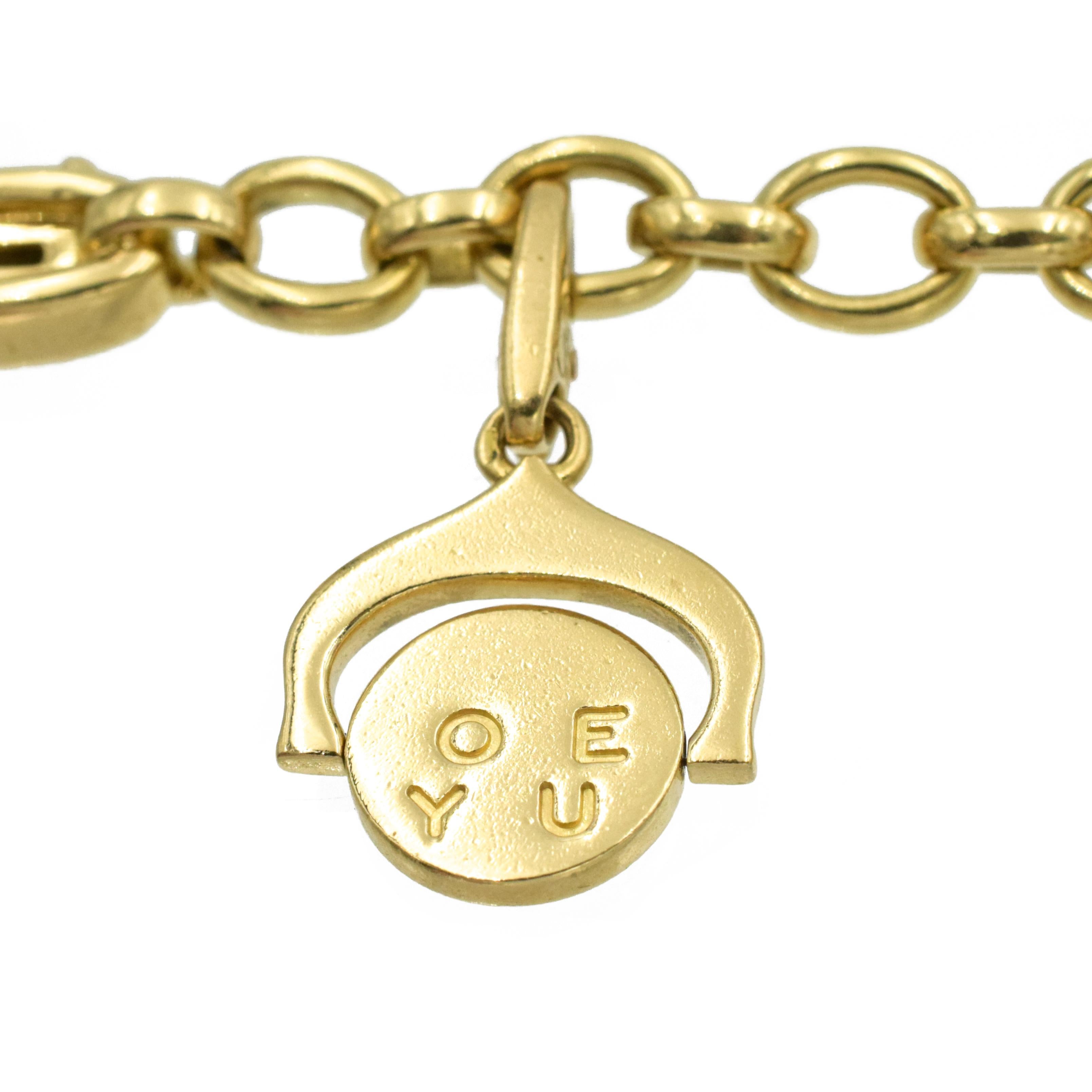 Women's or Men's Cartier Gold Charm Bracelet, France