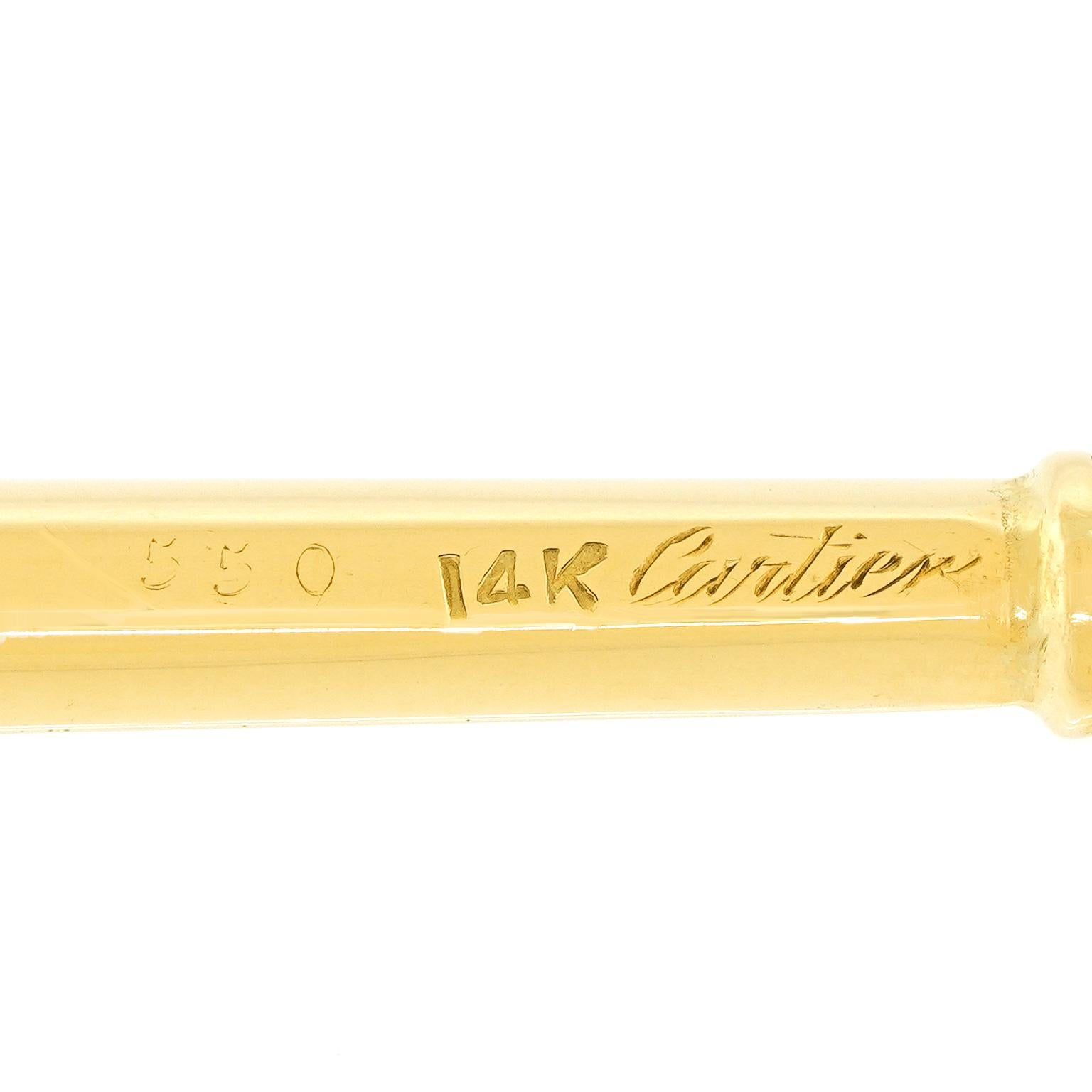 Porte-cigarettes en or de Cartier Unisexe en vente