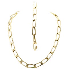 Cartier Gold Curb Link Chain Necklace/Bracelet Combination, France