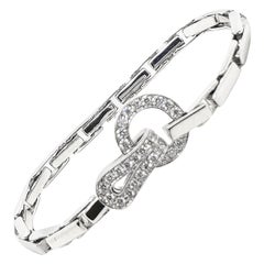 Cartier Gold Diamond Cartier Agrafe Bracelet