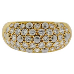 Cartier Gold Diamond Dome Ring