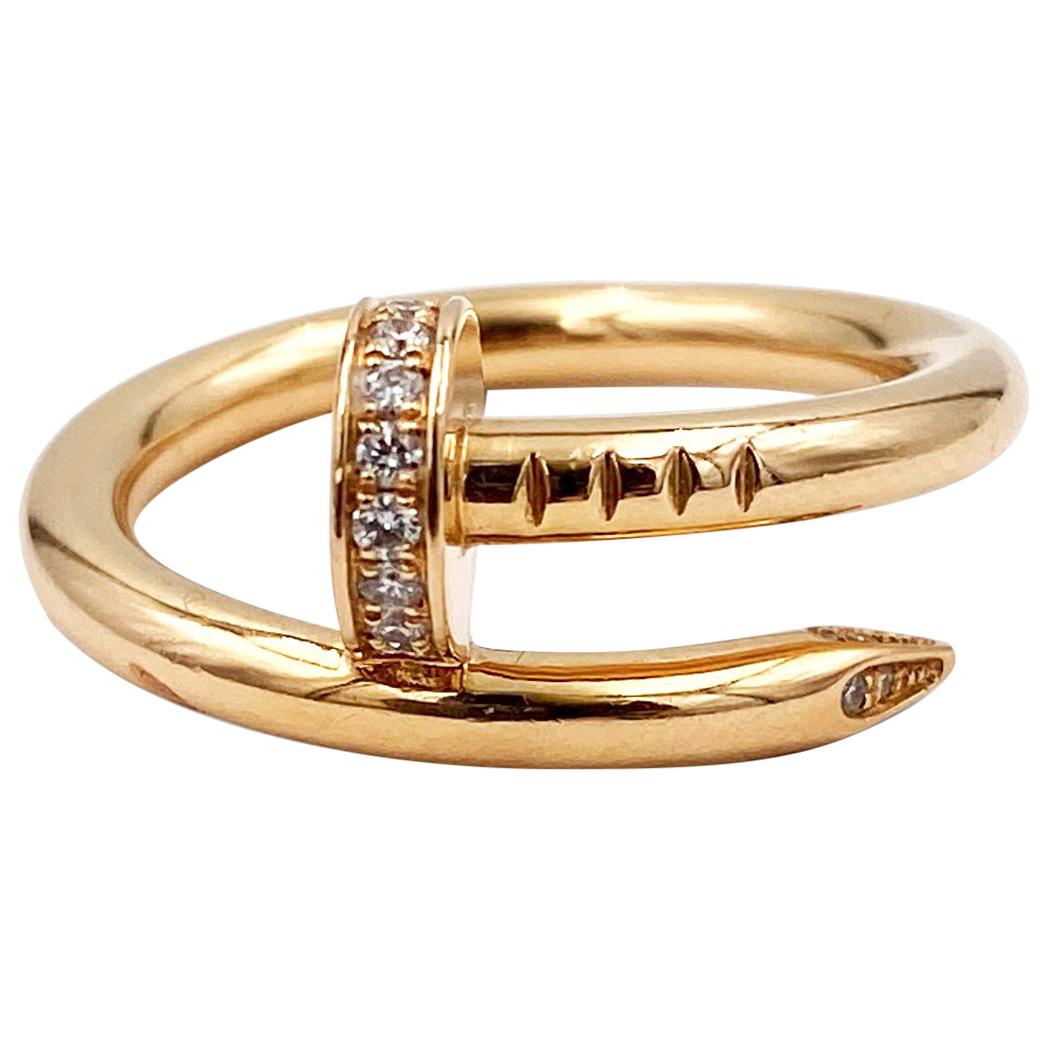 Cartier Gold Diamond Juste un Clou Ring