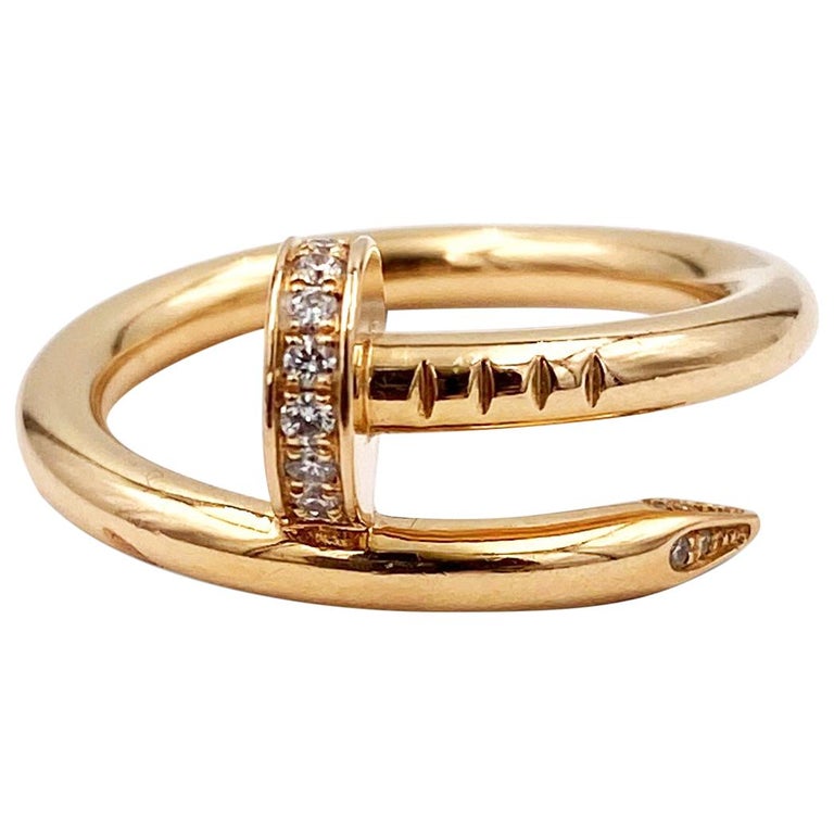 Cartier Gold Diamond Juste un Clou Ring at 1stDibs | just un clou ring,  cartier juste un clou ring, juste un clou diamond ring