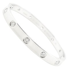 Cartier White Gold Diamond Love Bracelet