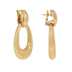 Cartier Gold Doorknocker earrings