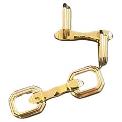 Cartier Gold Foldable Cufflinks