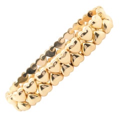 Cartier Gold Heart Link Bracelet