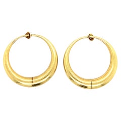 Cartier Gold Hoop Earrings