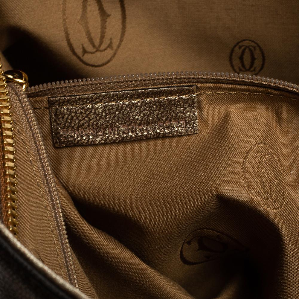 Cartier Gold Leather Marcello de Cartier Bag 6