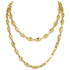 Cartier Gold Link Necklace