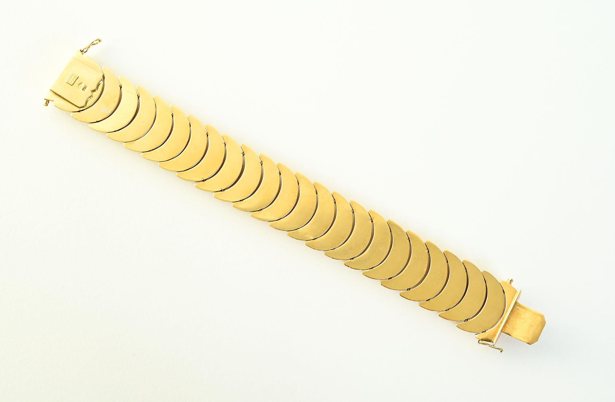Modern Cartier Gold Links Bracelet
