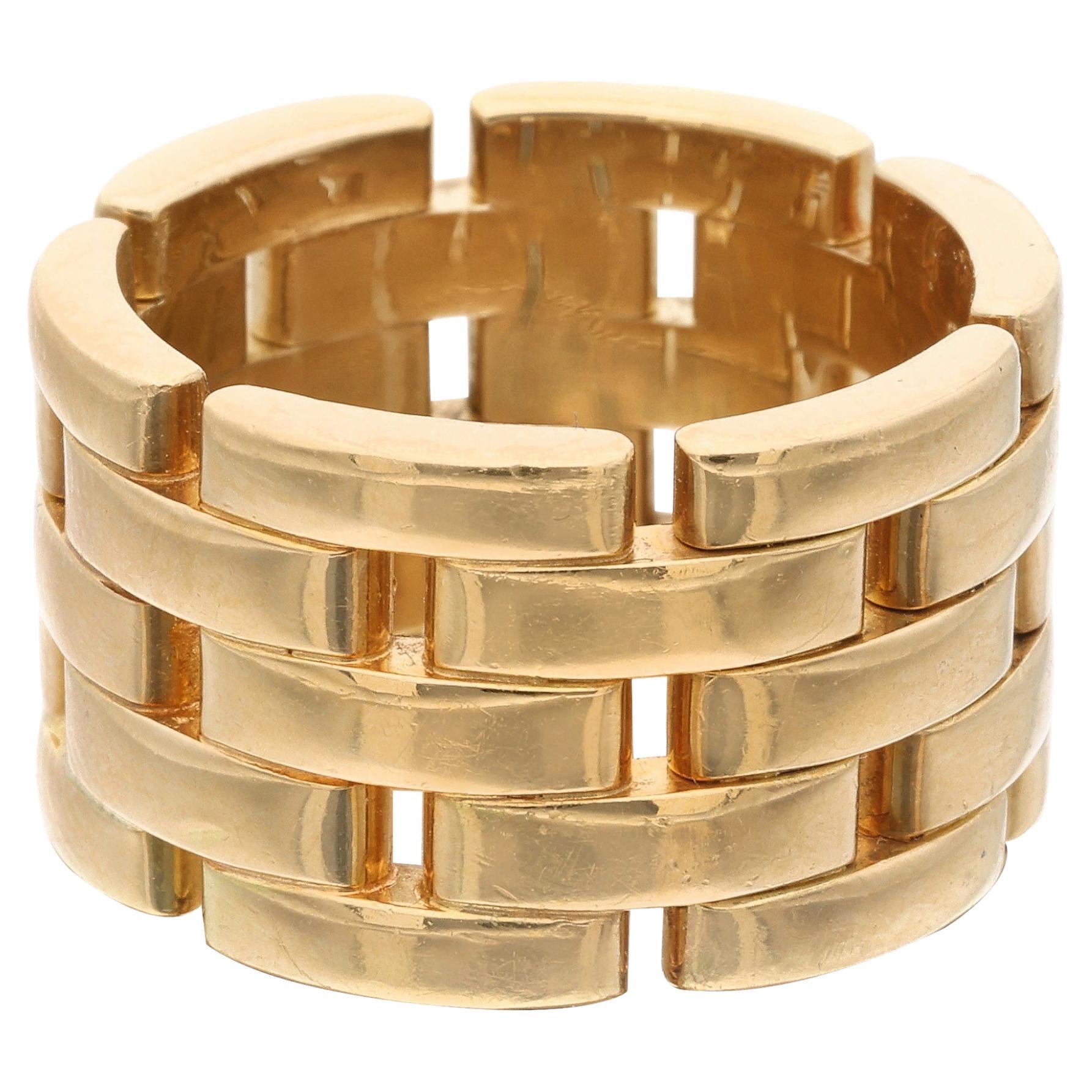 Cartier Gold Maillon Panthére Ring at 1stDibs | maillon panthère ring,  cartier maillon ring, cartier panthere maillon ring