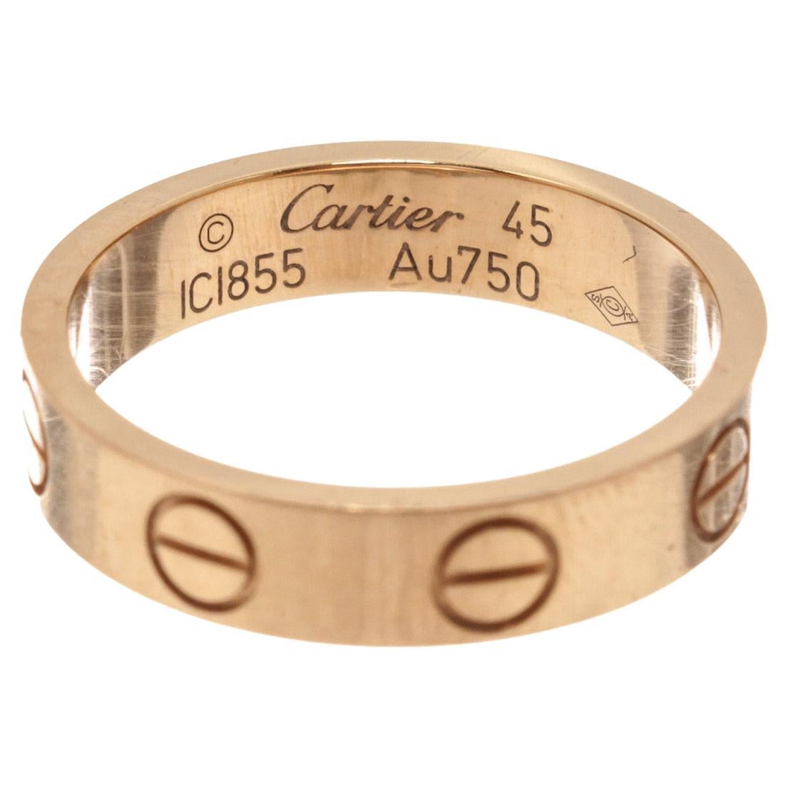 Cartier Gold Mini Love Ring