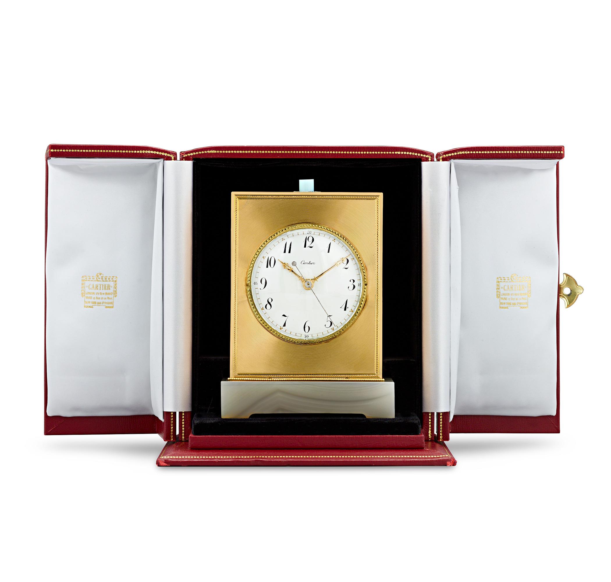 French Cartier Gold Minute Repeater For Sale