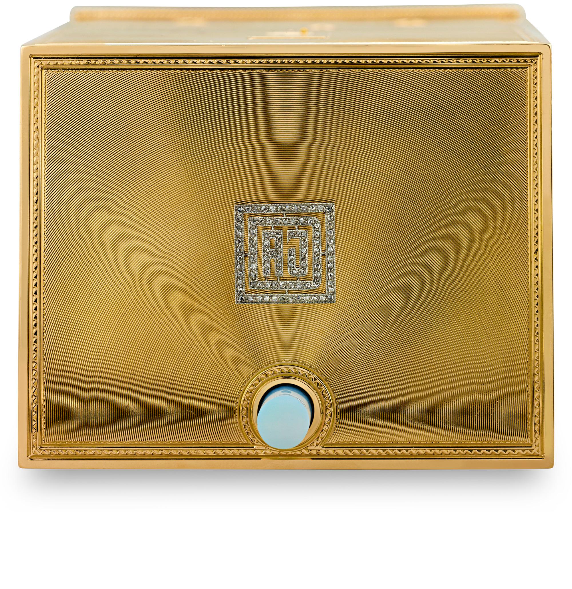 20th Century Cartier Gold Minute Repeater For Sale