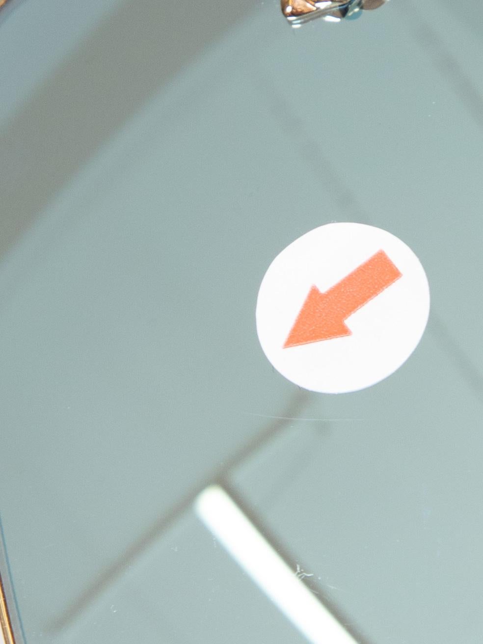 Occhiali da sole Cartier Pantera specchiata in oro in vendita 5