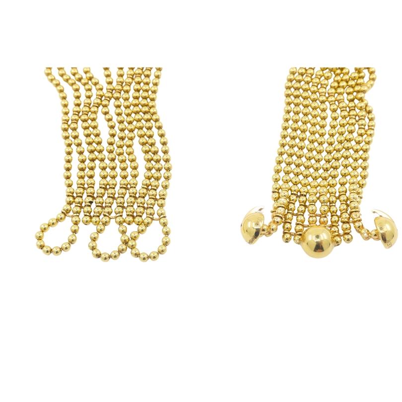 Cartier Collana d'oro Draperie 10 fili in vendita 6