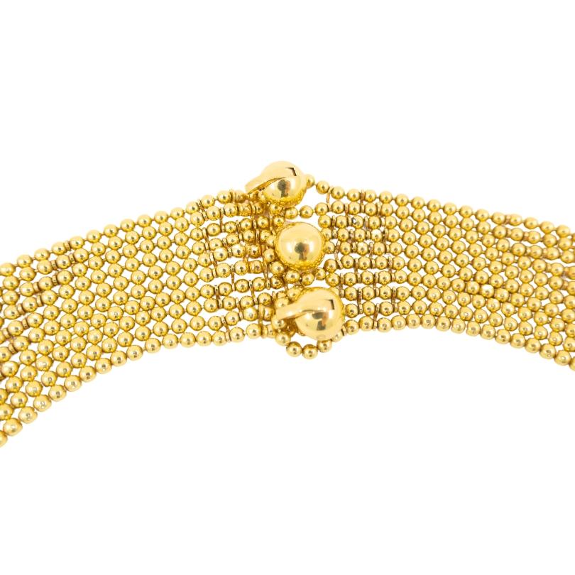 Cartier Collana d'oro Draperie 10 fili in vendita 3