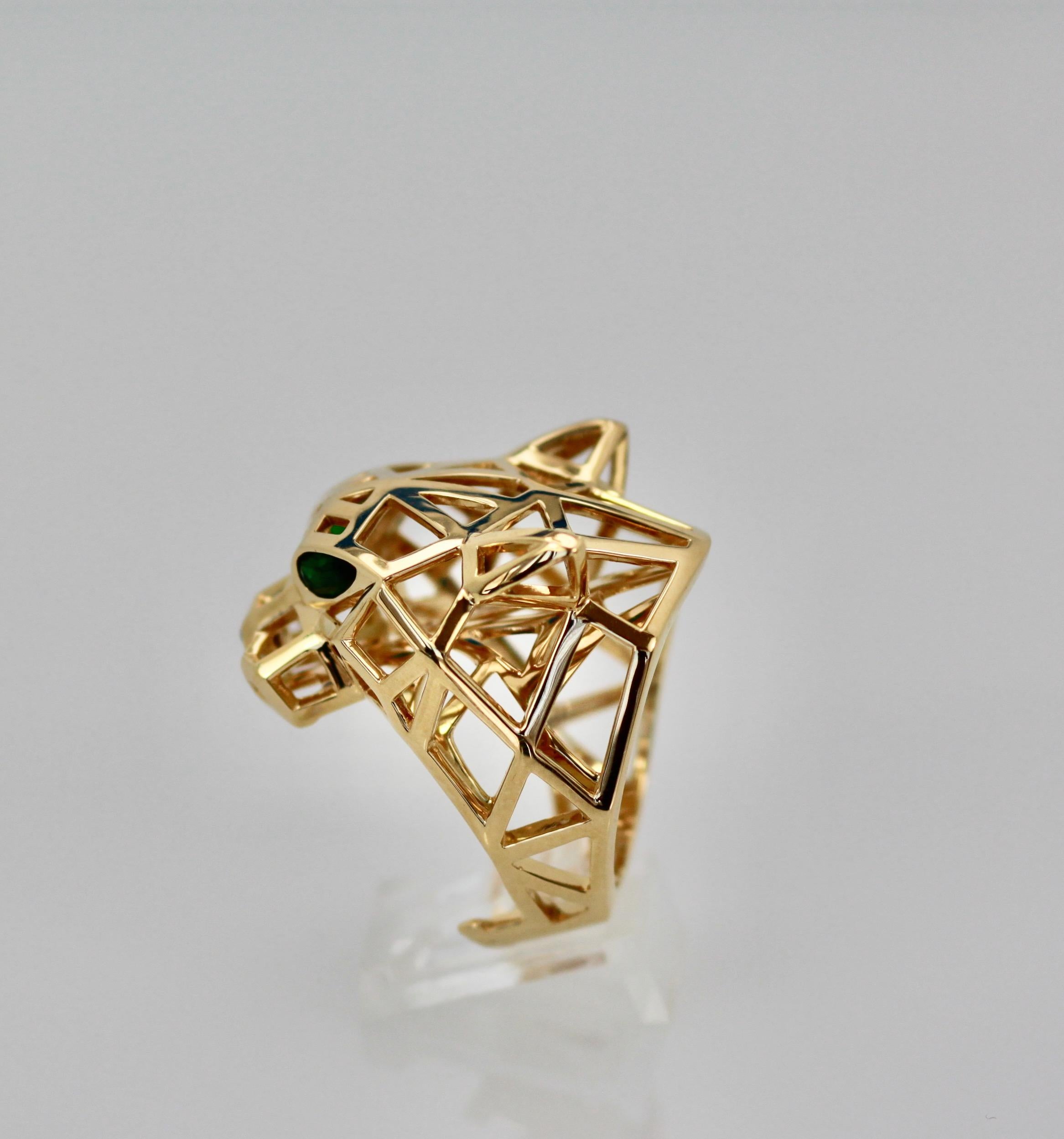 Cartier Gold Open Panthere Ring 3